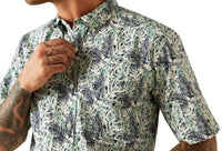 ARIAT Cyrus Shirt in mint - men's shirt - alternate view
