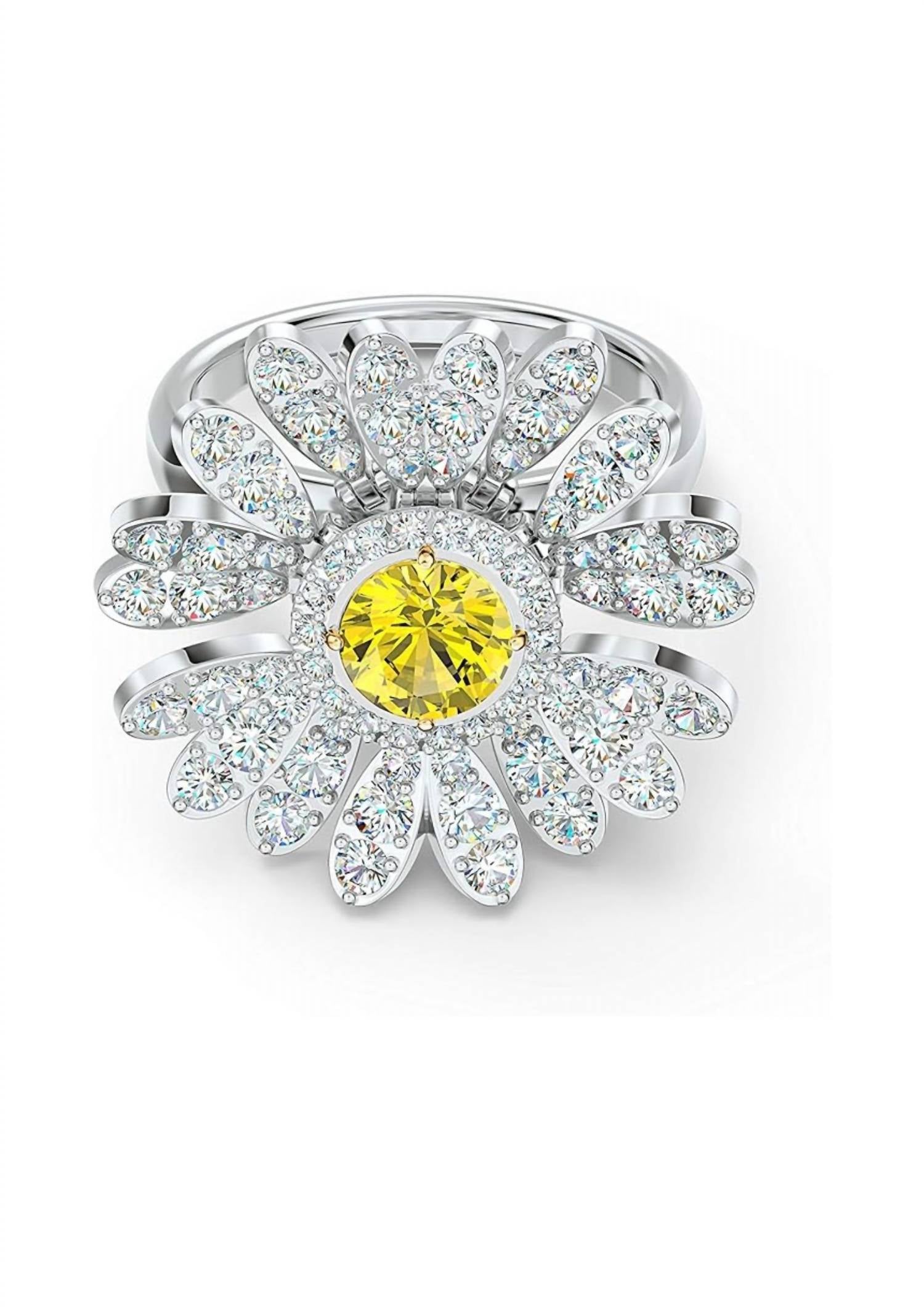 Swarovski - Women's Eternal Flower Daisy Ring