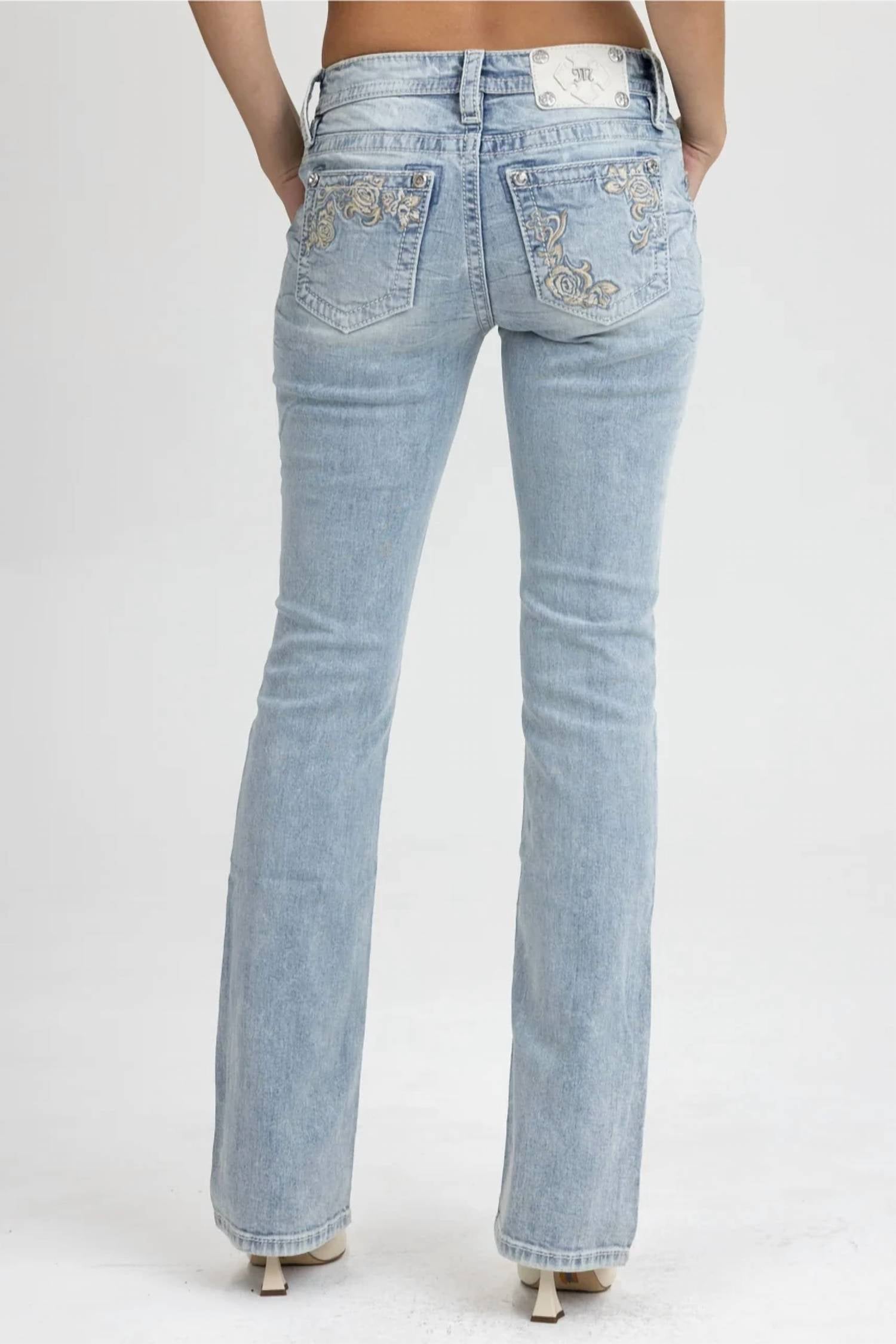 Miss Me - Mid Rise Bootcut Jeans