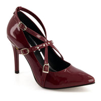 Andrea - Women's Fashion Triple Strap Stiletto Pumps