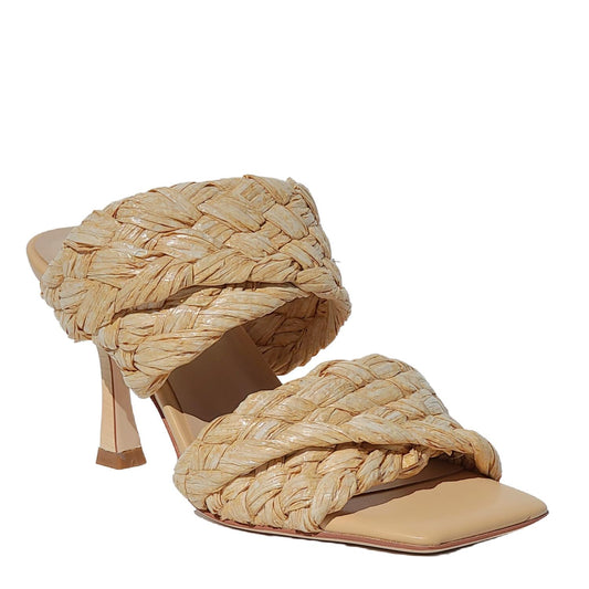 Silent D - WOMEN'S WEBSTA RAFIA SANDALS