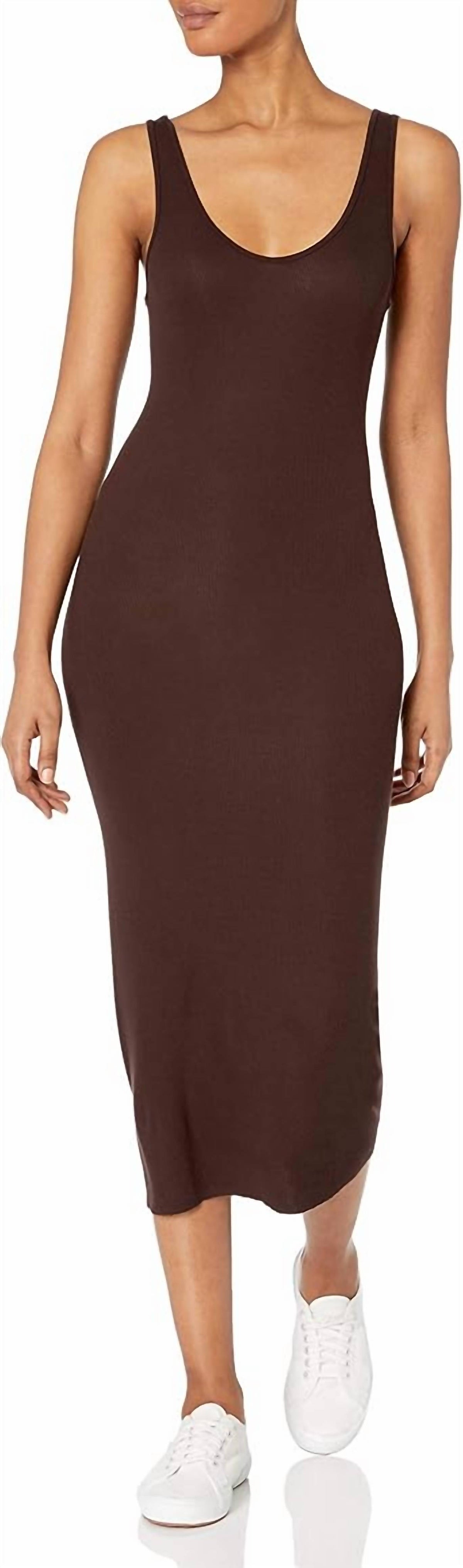 Enza Costa - SILK KNIT TANK MIDI DRESS