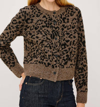 Rails Matilda Long Sleeve Cardigan in spotted - women's cardigan - alternate view