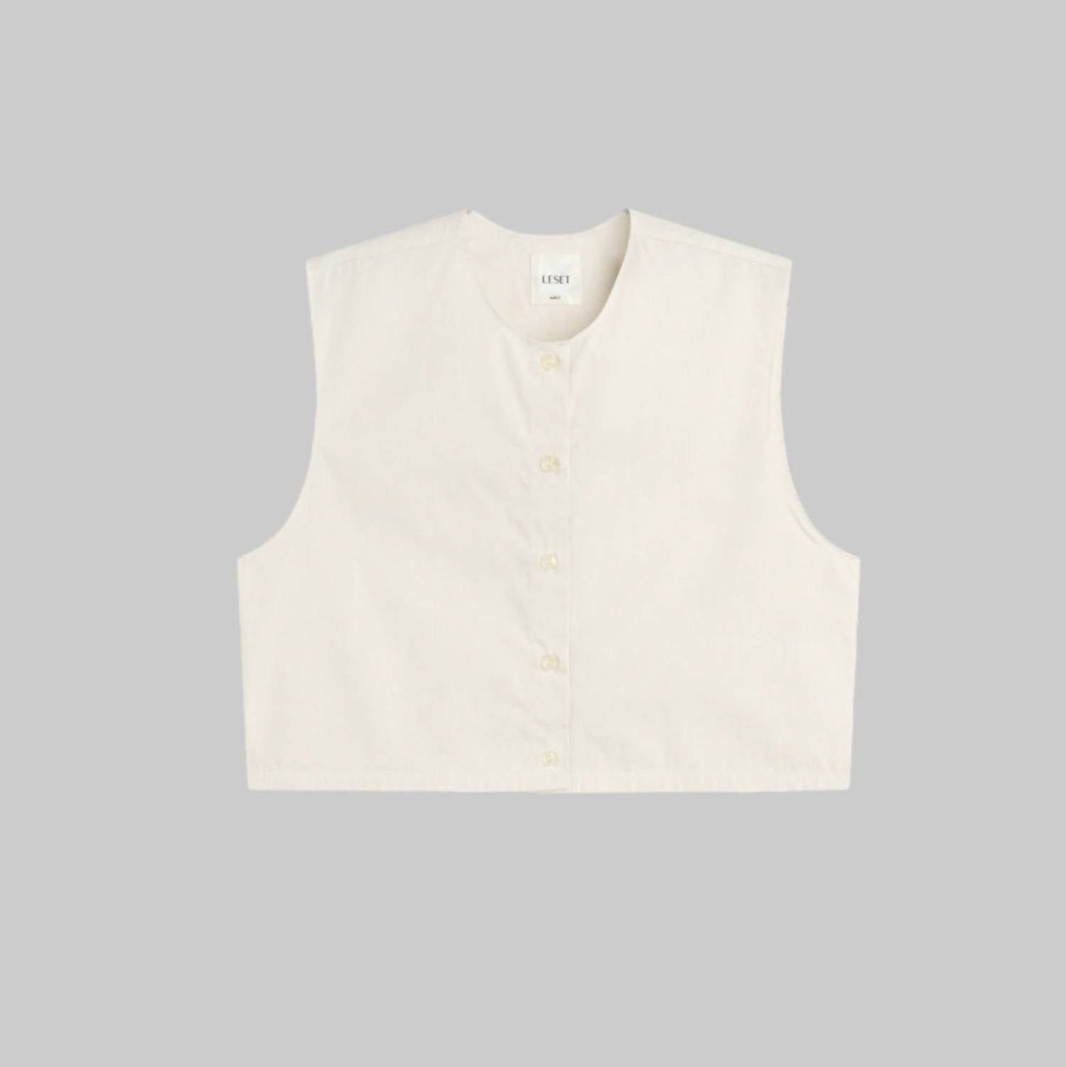Leset - Yoshi Crewneck Cropped Vest