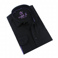 Eight X - Soft Spiral Jacquard Button Down Shirt
