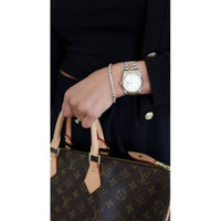 Chansuttpearls - Women's Chloe's Rhinestone Tennis Bracelet