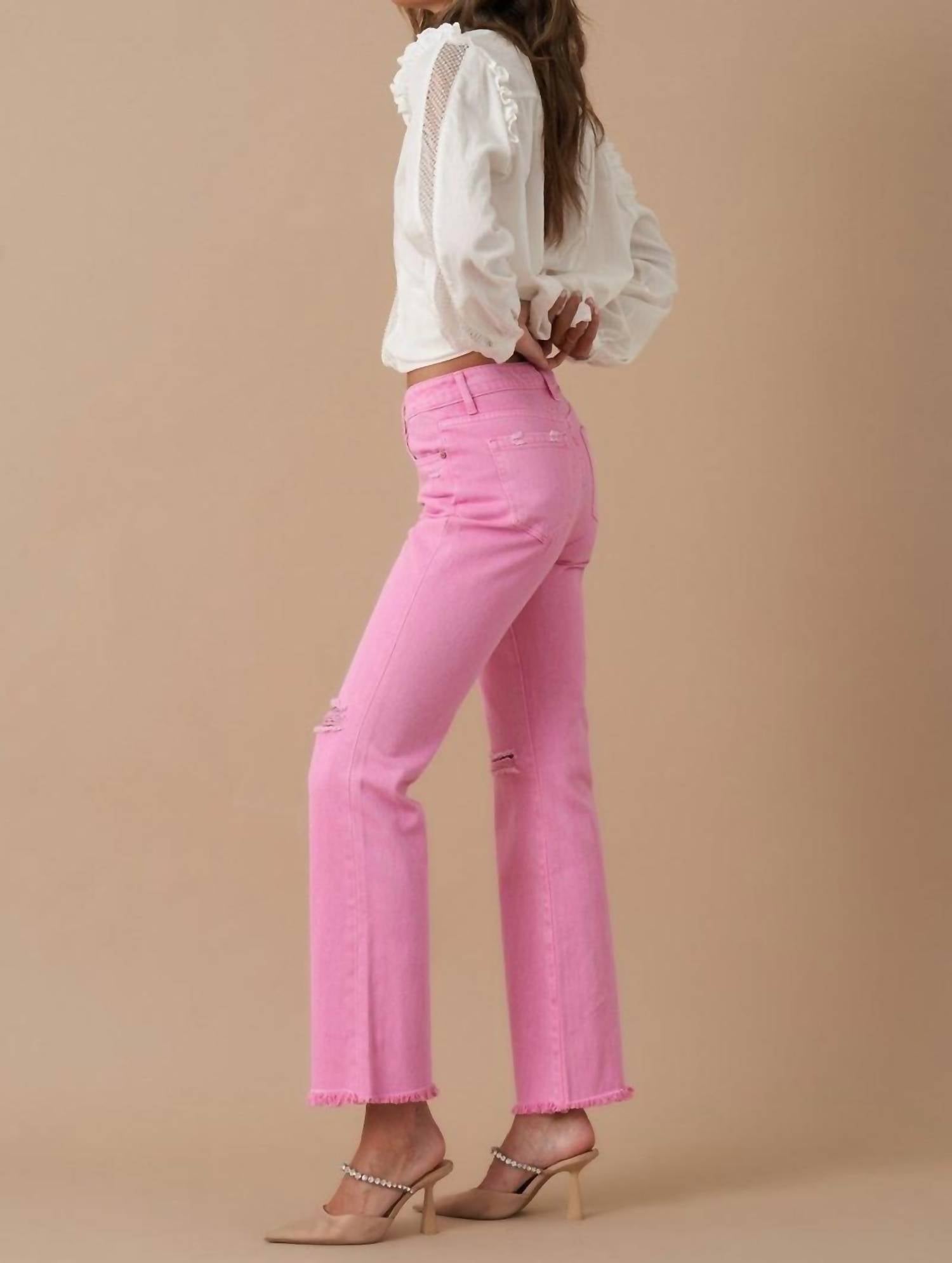 Insane Gene - High Rise Slim Straight Jeans