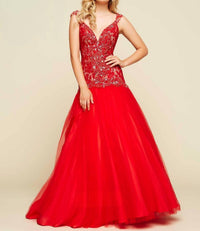 Mac Duggal - BEADED BALL GOWN