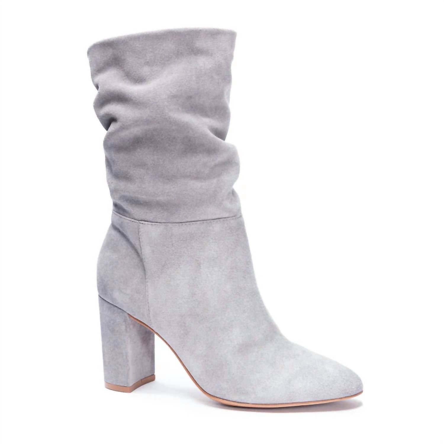 Chinese Laundry - Women's Vegan Suede Leather Slouch Kipper Boots