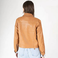 Mauritius - Lefei Regular Fit Leather Jacket