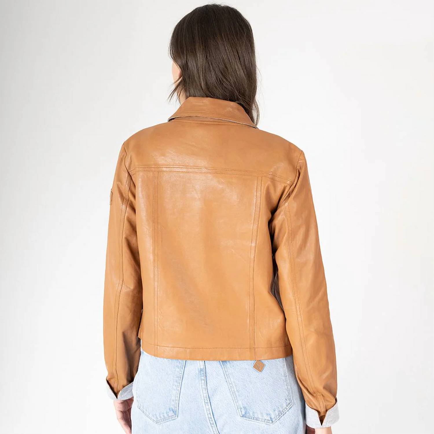 Mauritius - Lefei Regular Fit Leather Jacket