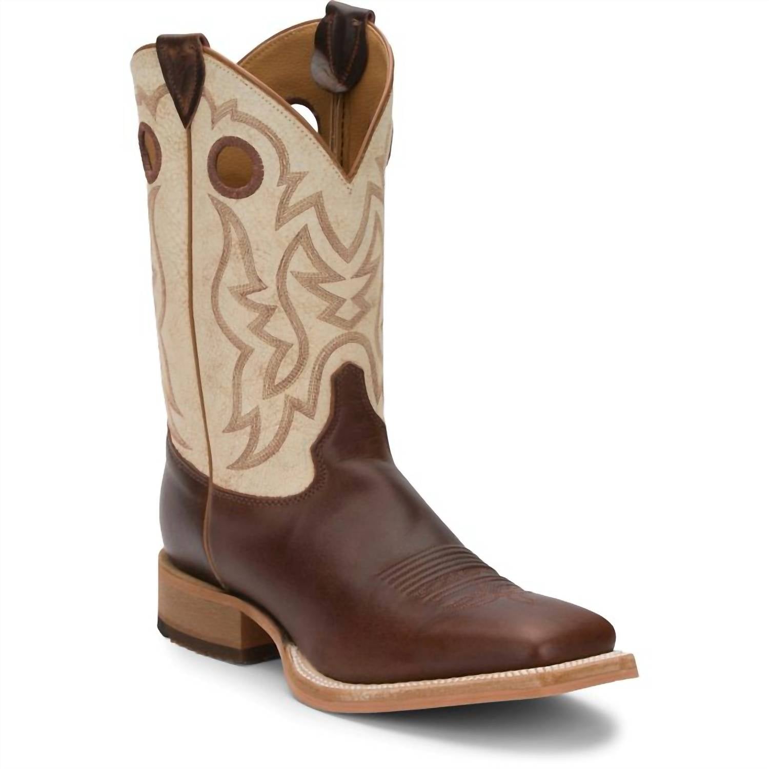 Justin Boots - Men's Caddo Western Boots - Extra Wide