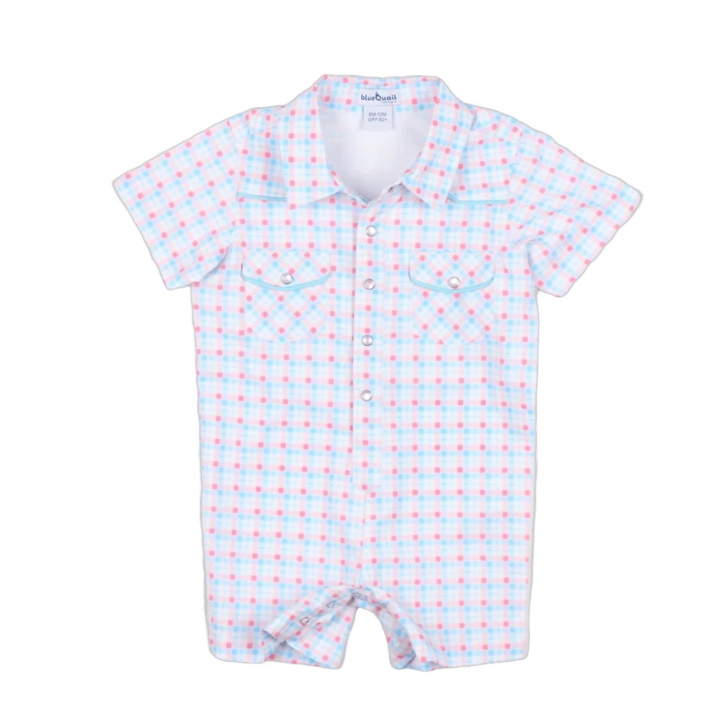 Blue Quail Clothing Co. - Kids Liberty Pearl Snap Romper