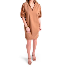 Emily McCarthy Poppy Mini Dress in luggage - women's dress
