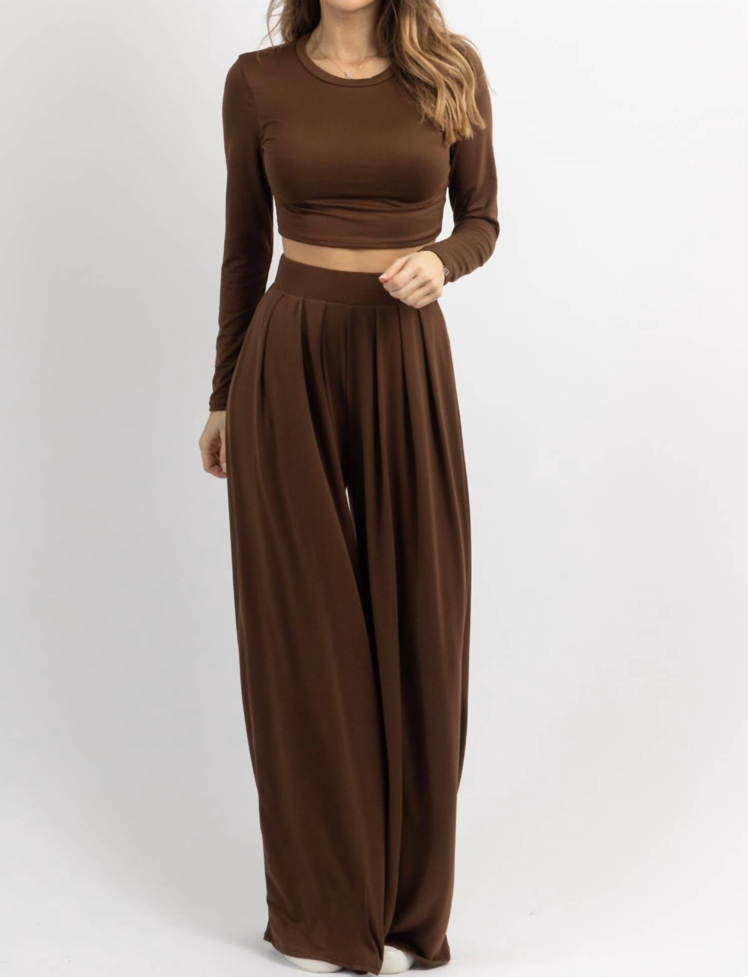 Win Win Apparel - Butter Soft Palazzo Pant Set