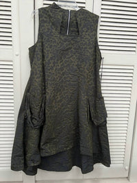 Tabi - Women's Patterned Dress With Pocket