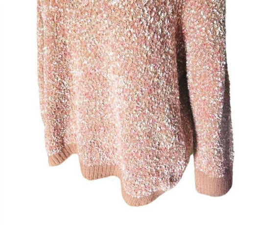 Entro - Marled Shine Cozy Sweater