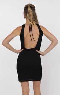 Sage The Label - Hideaway Lace Open Back Mini Dress