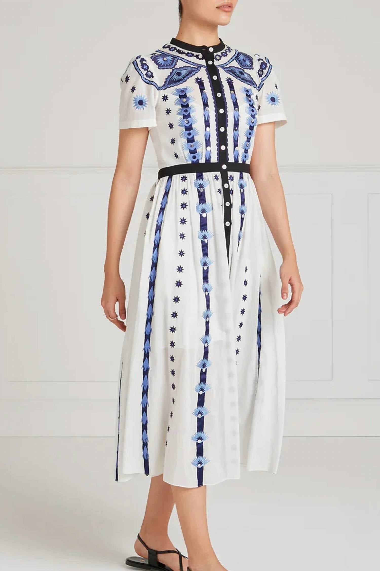 Temperley London - Edith Shirt Midi Dress