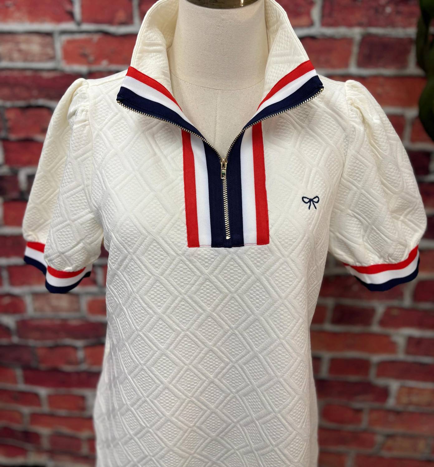 Simply Southern - All-american Zip Collar Dress