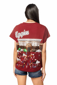 Queen Of Sparkles - Licensed Texas A&m Stadium Tailgate Party Tee
