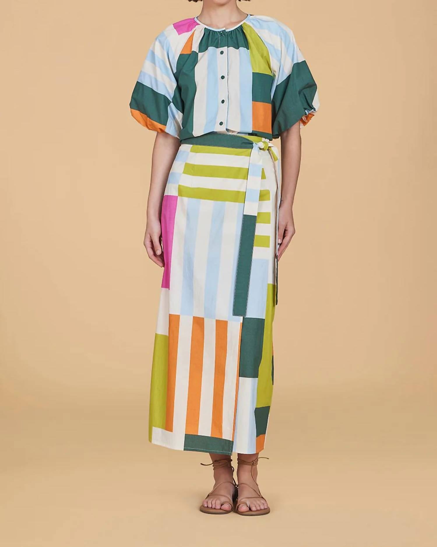Olivia By Livro - Freda Short Puff Sleeves Top