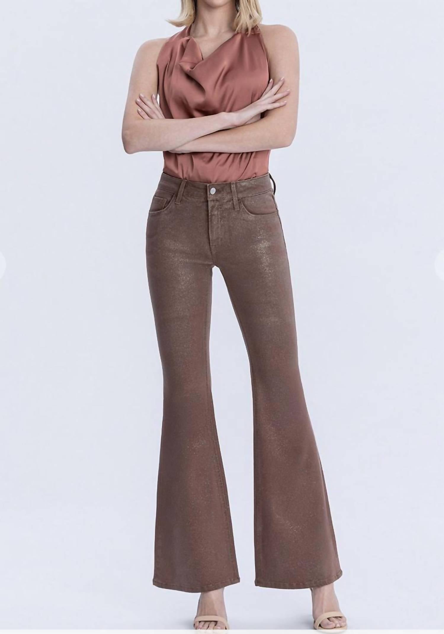 Vervet By Flying Monkey - Alison Mid-rise Glitter Jean