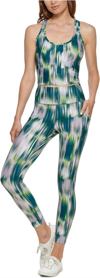 Calvin Klein - Activewear Performance Printed High-waist 7/8 Length Leggings