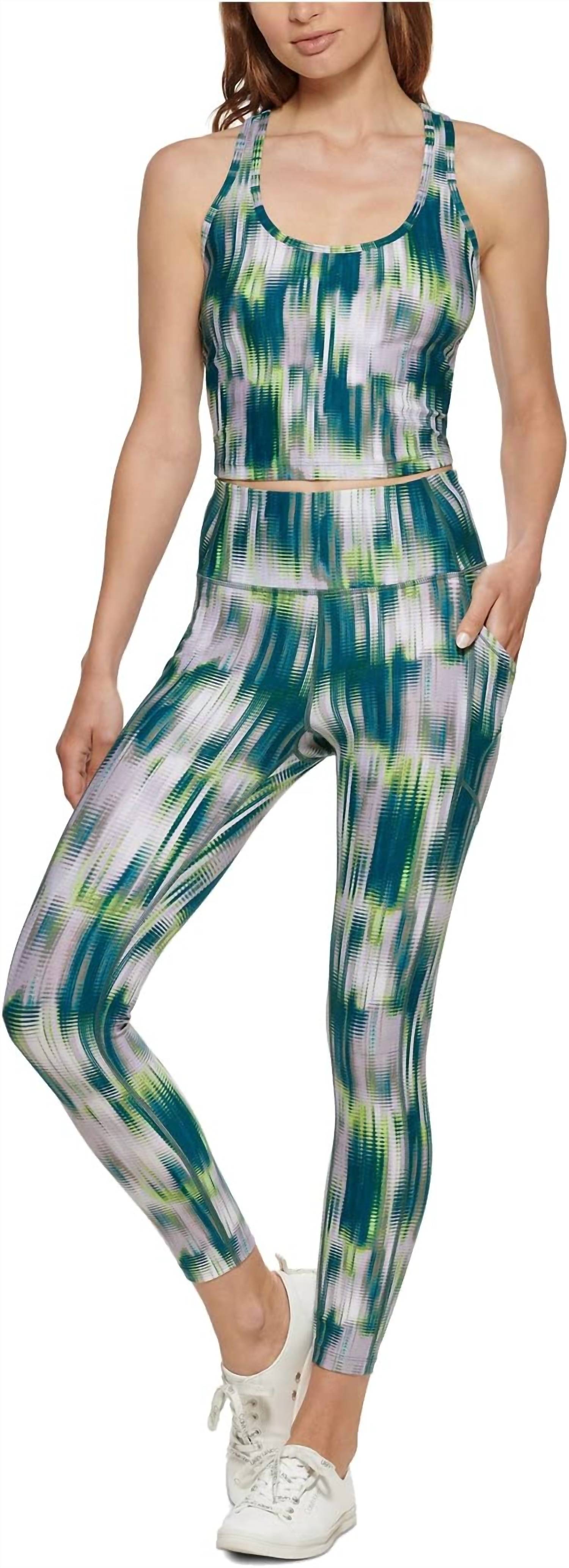 Calvin Klein - Activewear Performance Printed High-waist 7/8 Length Leggings