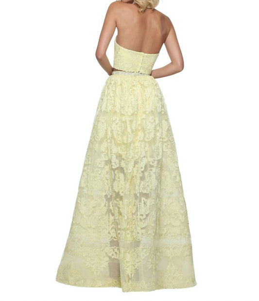 Sherri Hill - Two-Piece High-Neck Prom Dress