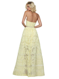 Sherri Hill - Two-Piece High-Neck Prom Dress