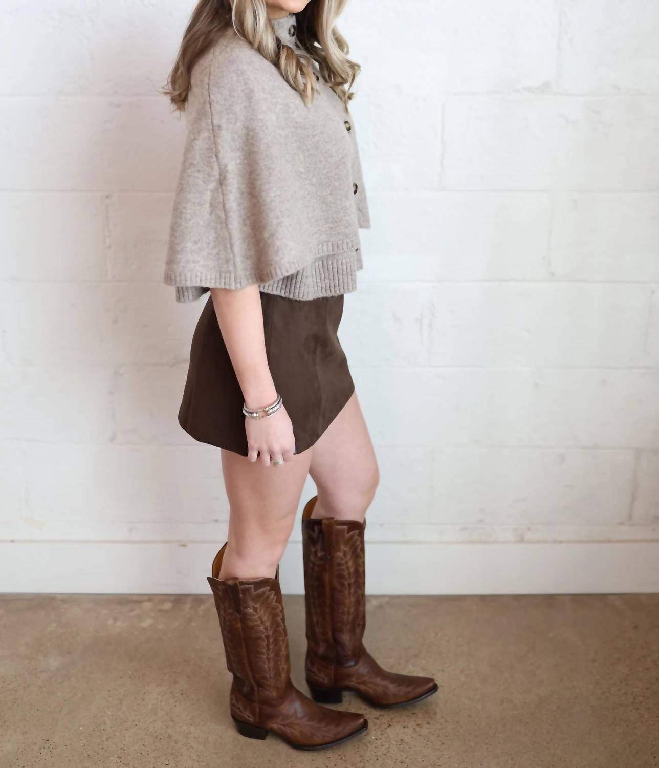 Storia - Suede Mini Skirt