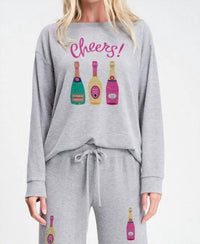 Phil Love - Holiday Champagne Comfy Loungewear Set