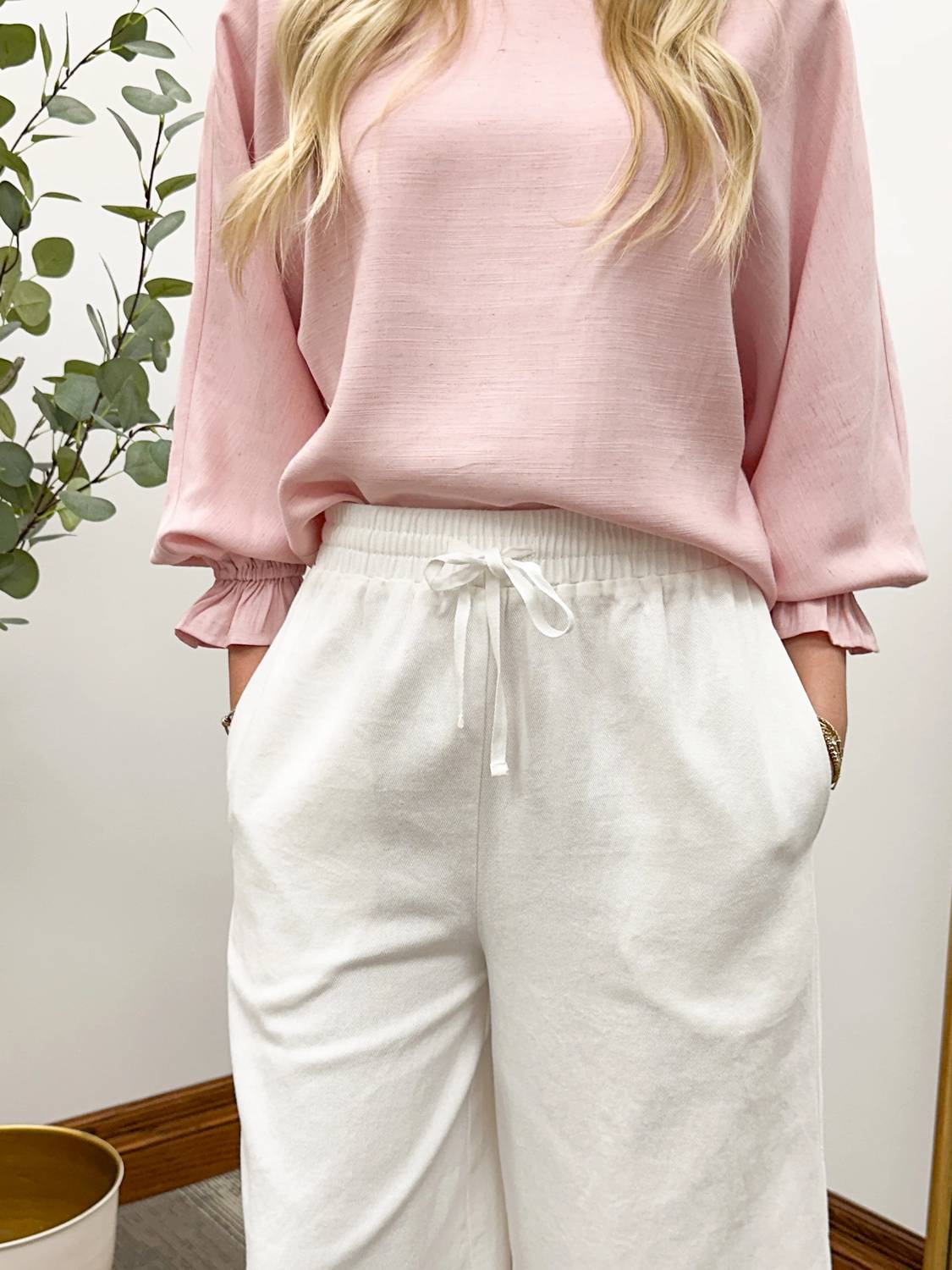 Hem & Thread - Wide Leg Culotte Pants