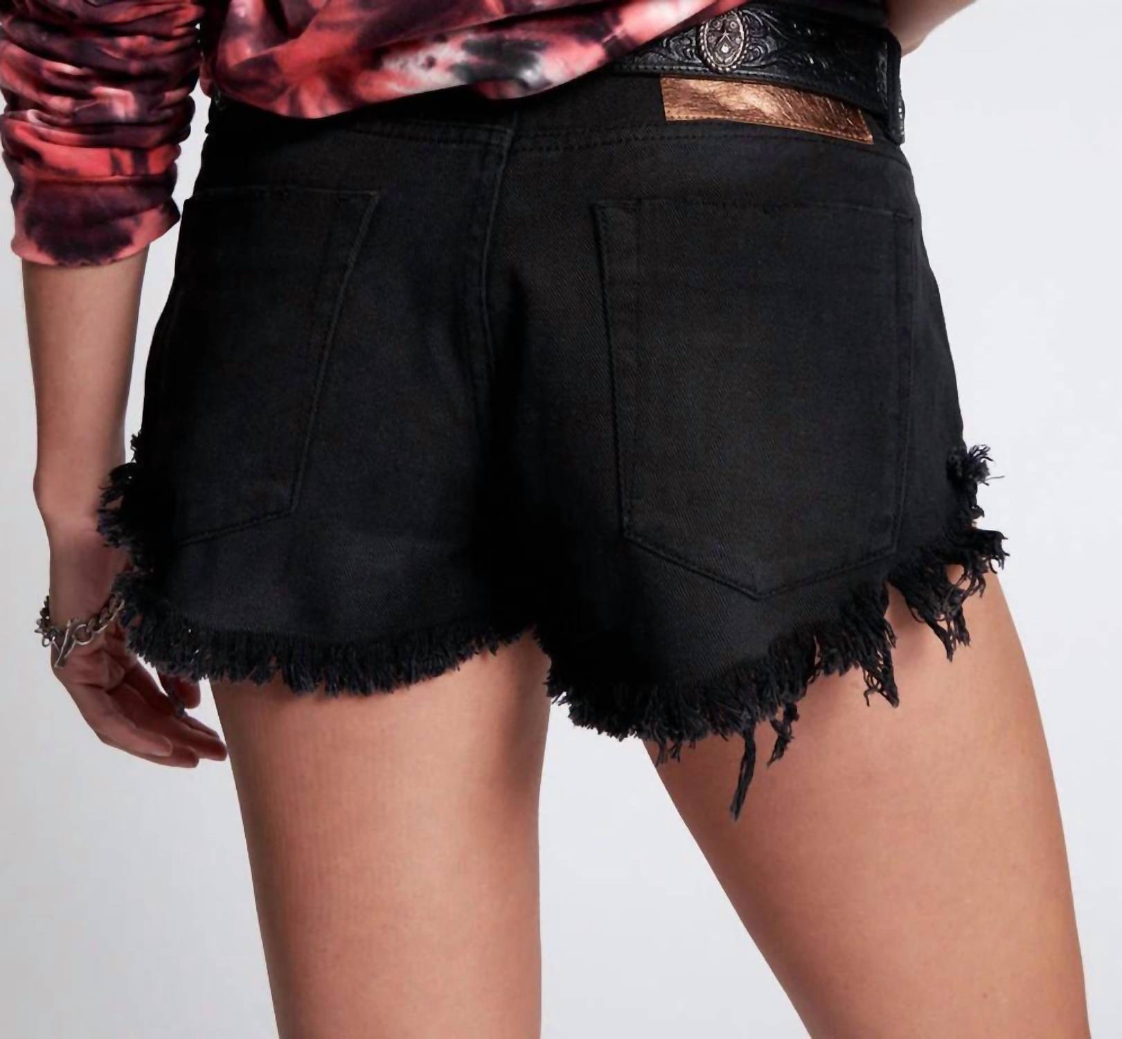 One Teaspoon - Dukes Low Waist Mini Denim Shorts