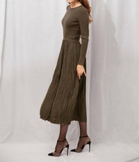 Skies Are Blue - Cari Midi Dress