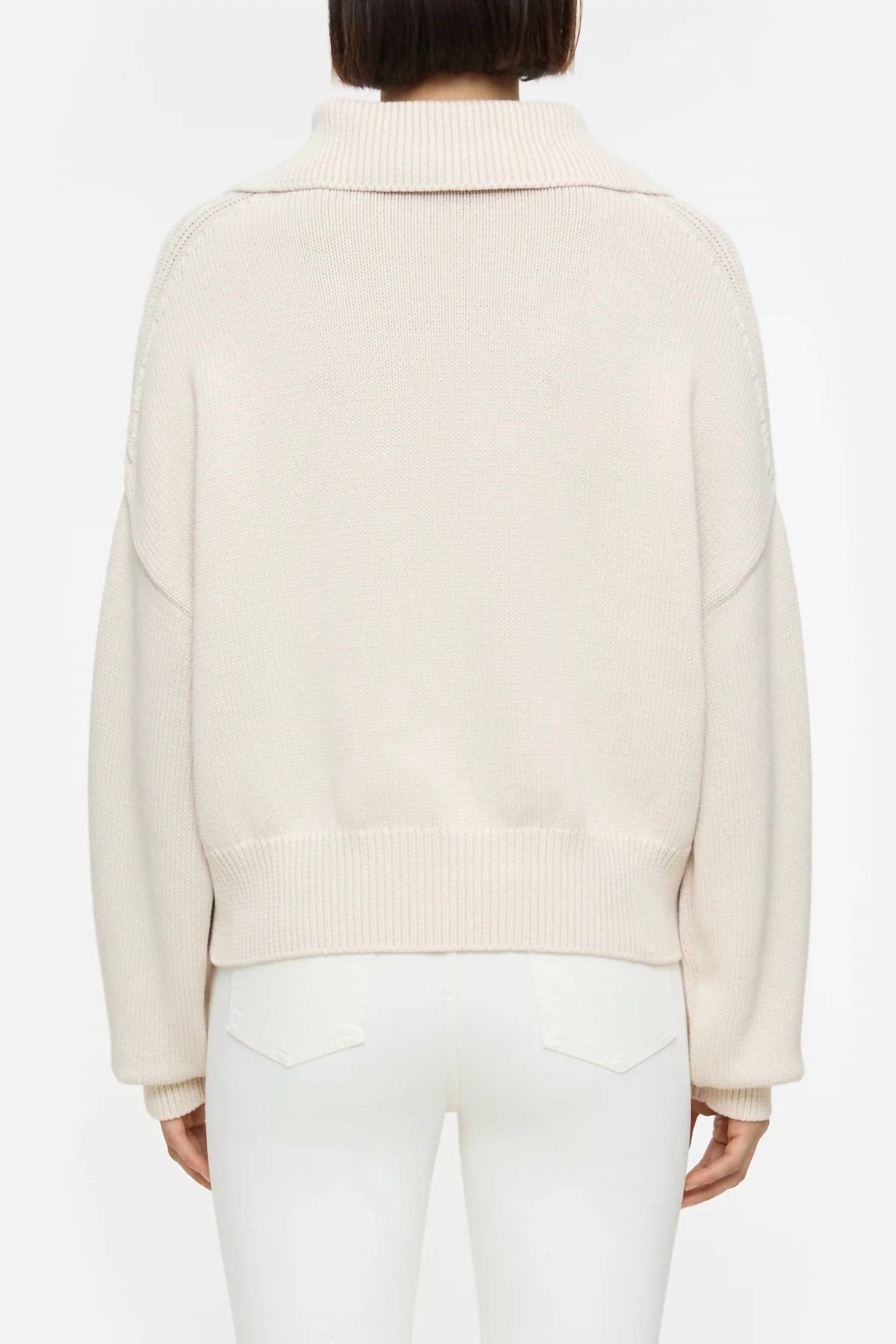 Closed - Cropped Troyer Sweater