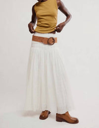 Free People - Raven Solid Maxi Skirt