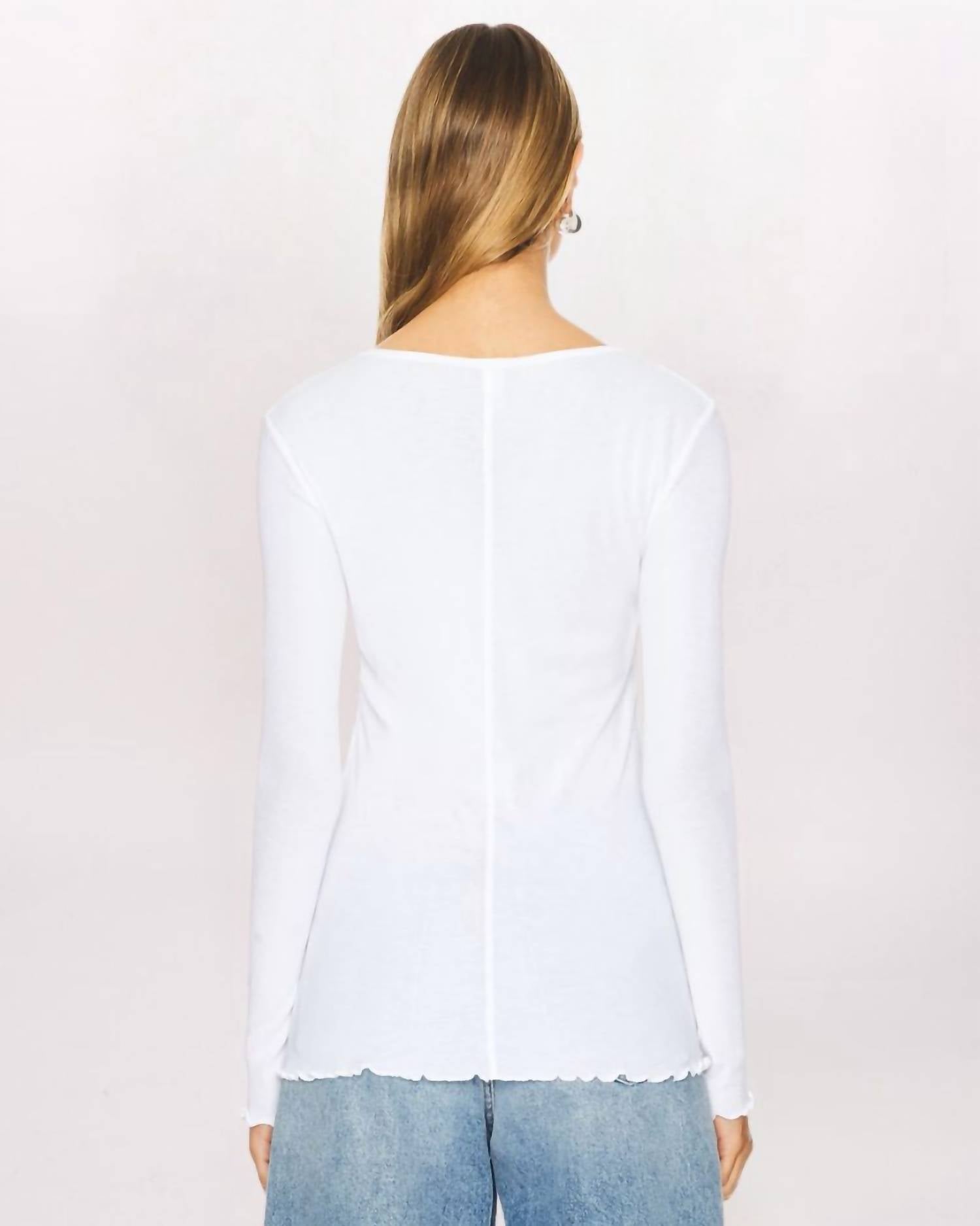 Free People - Long Sleeve Long Nights Layering Top
