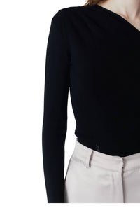 Deluc - One Shoulder Knitted Top