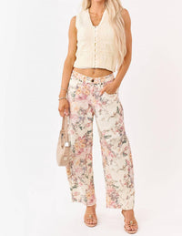 Entro - Blooming Fields Barrel Jeans