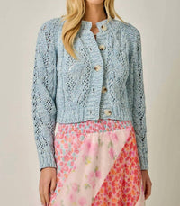 Mystree - Brooklyn Cable Knit Cardigan