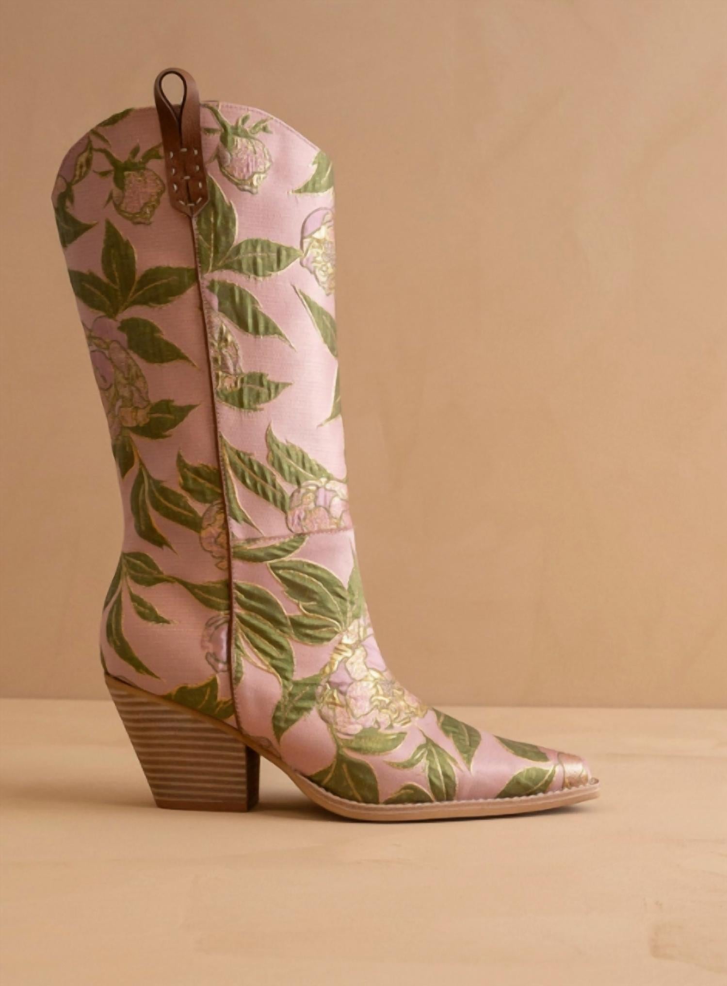 Oasis Society - The Tesha Rose Garden Floral Cowboy Boot