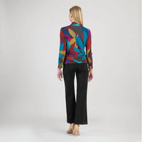 Clara Sunwoo - V-neck Draped Pleat Top