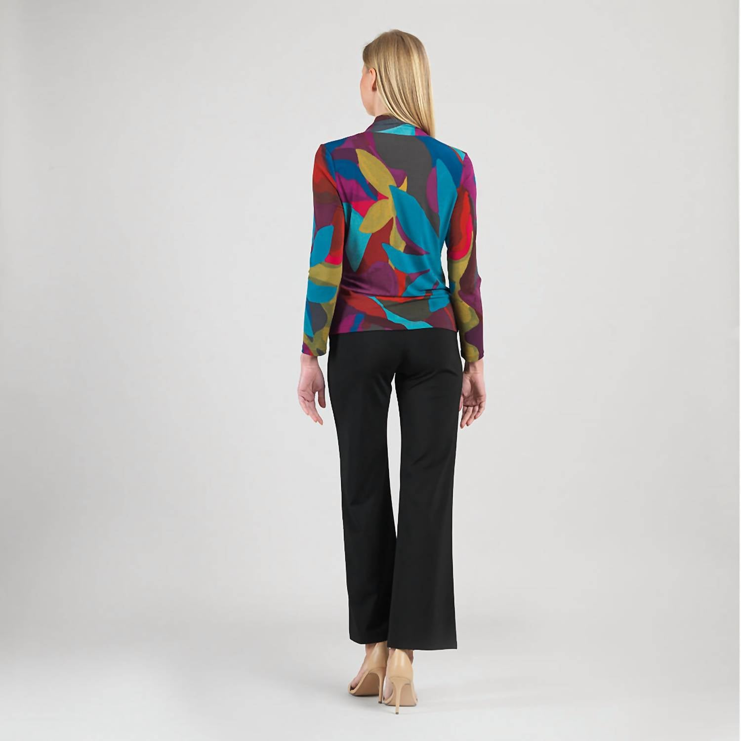 Clara Sunwoo - V-neck Draped Pleat Top