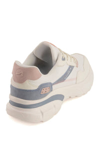 Andrea Women's Chunky Sole Sneakers in white - women's sneaker - detail view