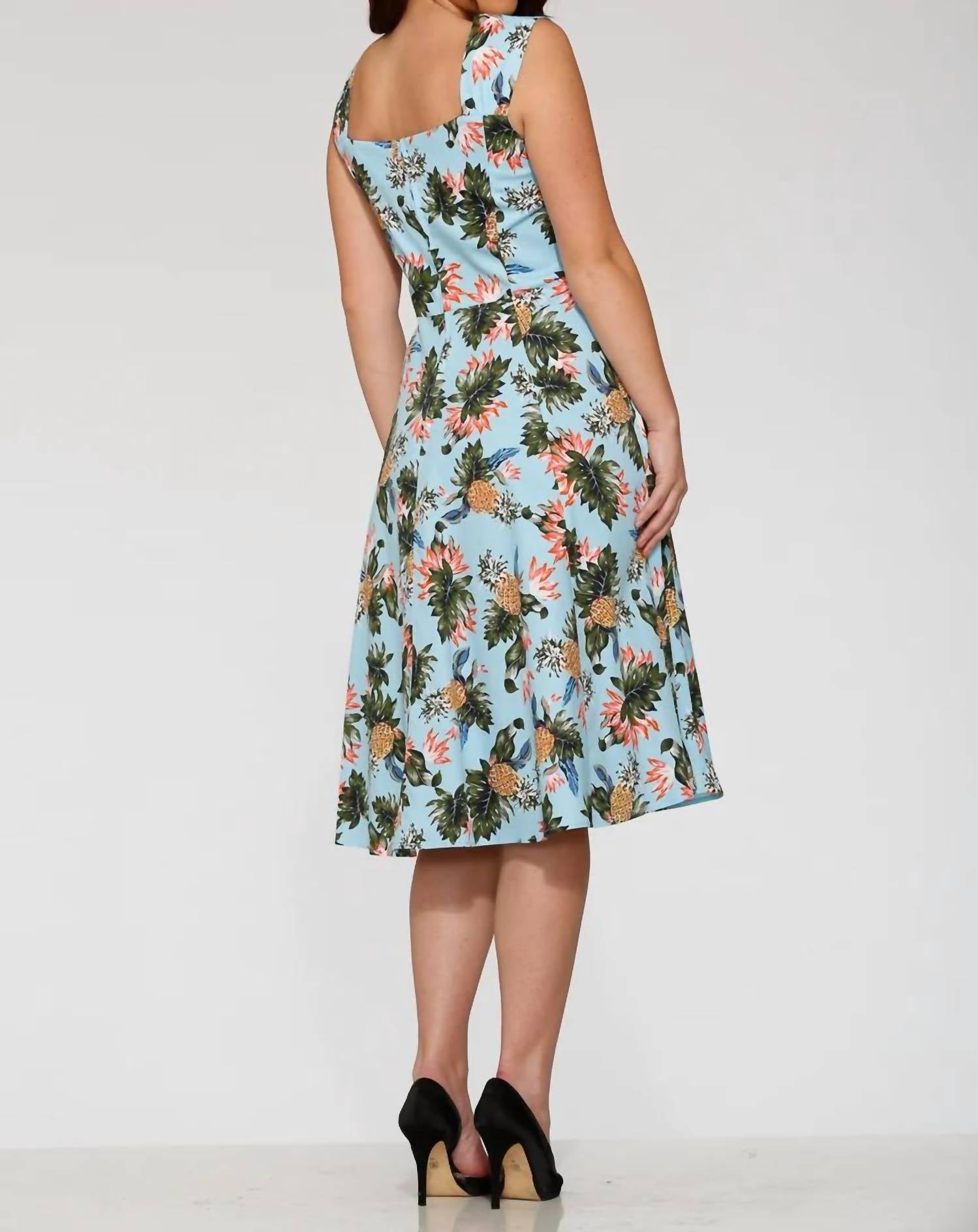 Orchid Bloom - Hawaiian Swing Dress