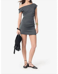 vanessabruno Eleysa Dress in orage - women's dress - alternate view