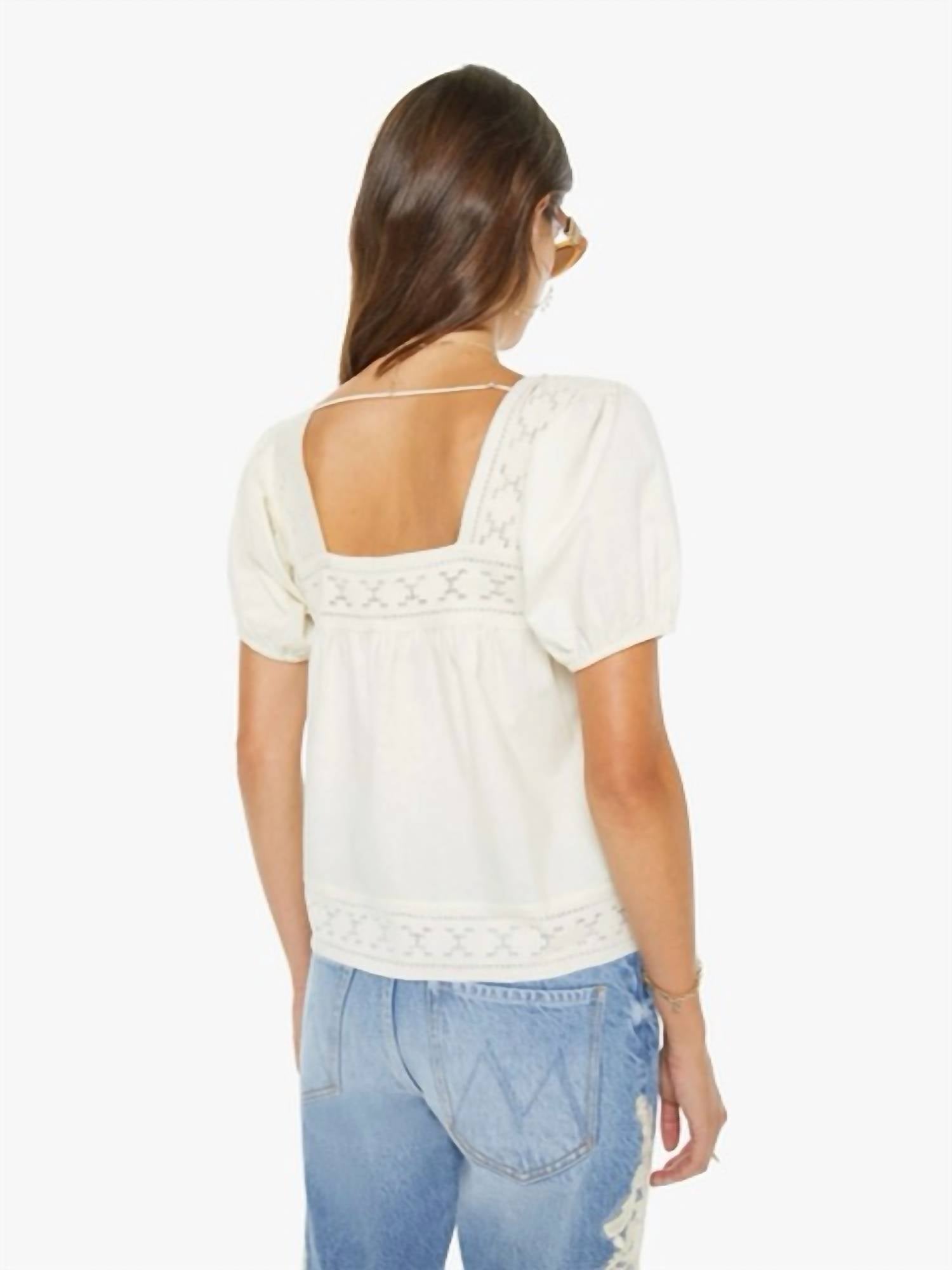 Mother - Memory Lane Puff Sleeve Blouse