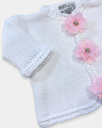 Gita - Girl's 2pc Sweater With Small Rhinestone Center